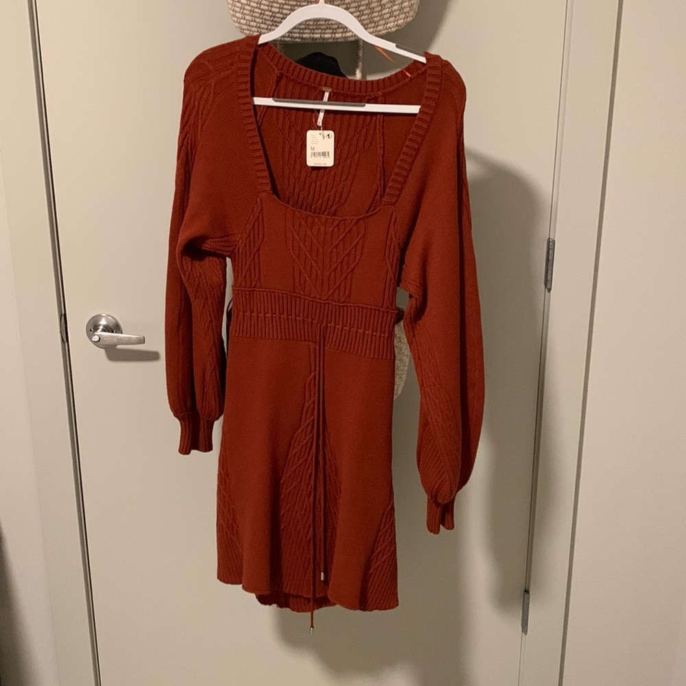 NWT Free People Emmaline Sweater Dress Size M